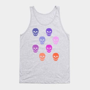 Colorful Skulls Tank Top